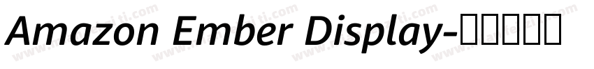 Amazon Ember Display字体转换
